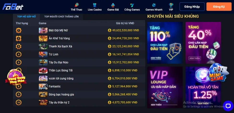 Chương trình VIP 188bet
